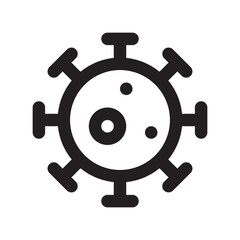 Obraz premium coronavirus line icon