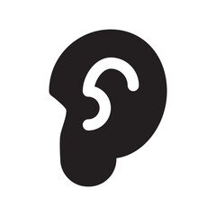hear glyph icon
