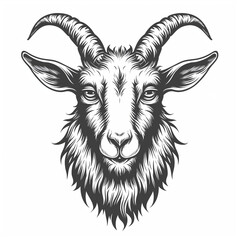 Logo illustration of a GOAT ver9