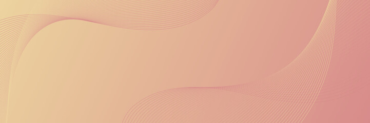 Abstract background vector orange, yellow with dynamic waves for wedding design. Futuristic backdrop with network wavy lines. Premium template with stripes and gradient mesh for banner or poster