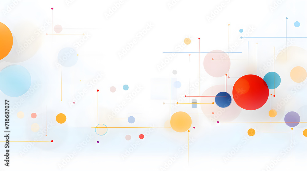 Poster abstract background with modern circle
geometric pattern texture