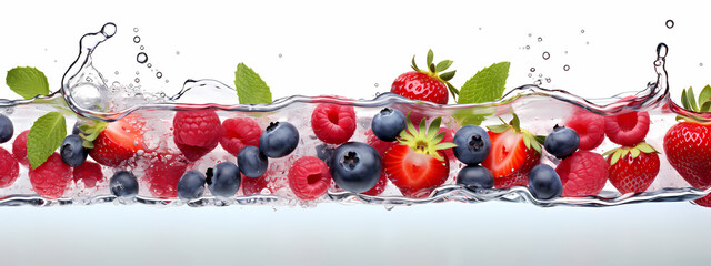 Fizzy Berries: Summer Refreshment in a Glass