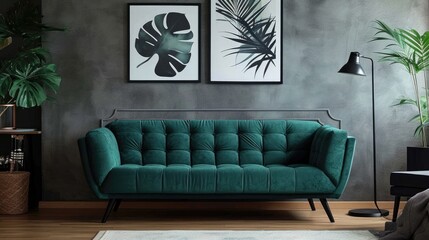 Obraz premium Sofa. Interior of modern sofa minimal design