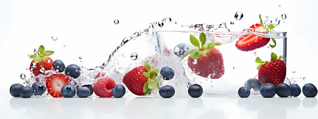 Fizzy Berries: Summer Refreshment in a Glass