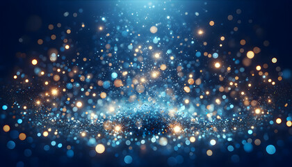 Fototapeta premium Mystical periwinkle stardust float. Generative AI.