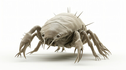 3d illustration of a dust mite