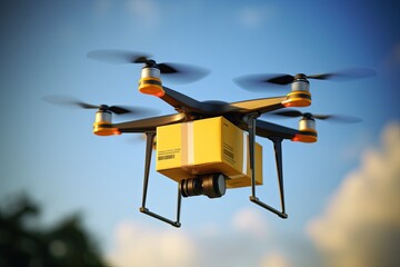 Packing shipping aviation, vendor freight management. Drone community smart logistics fleet. Global logistic supply chain risk management. Urban air mobility shipping future of transportation delivery