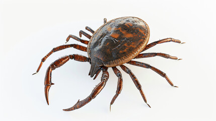 3D Rendered Illustration of a Tick