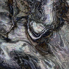 Abstract Black Marble texture. Fractal digital Art Background. High Resolution. Can be used for background or wallpaper