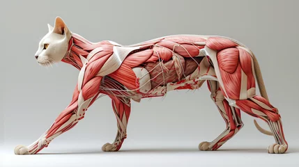 Fotobehang cat anatomy © Hassan