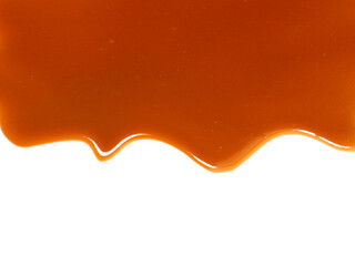 sauce caramel sweet, transparent background