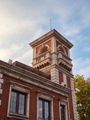 clock tower in the city