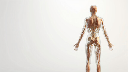 3D Rendered Medical Illustration of Female Anatomy