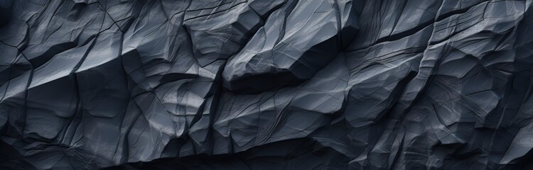 Abstract stone texture background in gray and black. generative AI