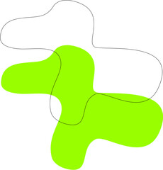 blob of green slime with shadow green