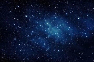 Naklejka premium Starry night sky with Milkyway backdrop.