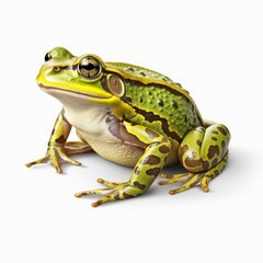 Fototapeta premium Photo of frog isolated on white background