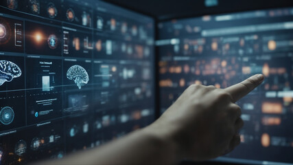 Obraz premium Brain-Computer Interfaces: The Future of Technology and Cyber Space