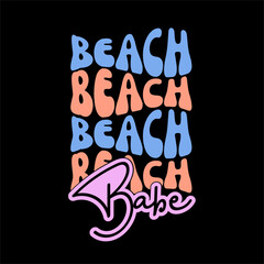 beach babe svg