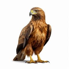 Obraz premium Photo of golden eagle isolated on white background