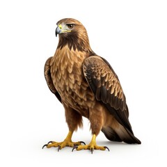Obraz premium Photo of golden eagle isolated on white background