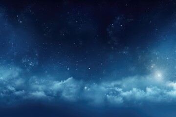 Naklejka premium Milky Way Galaxy: Panoramic View of Stars