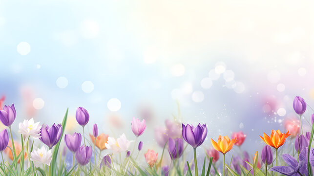 Macro. Floral wallpaper for the desktop postcard. Romantic soft gentle artistic image, free space for text.