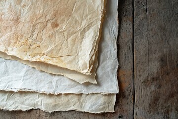 5x7 inch handmade paper, showcasing the craftsmanship and unique texture of artisanal paper...