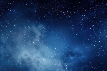 Naklejka premium Panoramic view of Milky Way galaxy and stars.