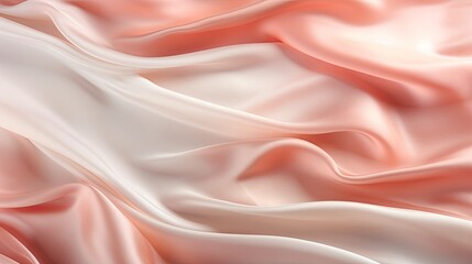 Pink silk satin background. Generative AI