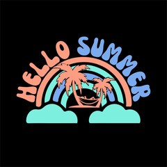 hello summer SVG