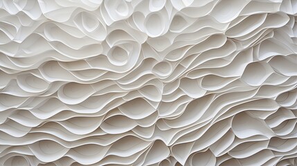 Naklejka premium White recycled paper texture. Generative AI