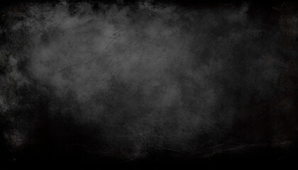 Black grunge background with space for writing