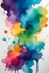 Obraz premium Abstract Captivating Watercolor Stains background