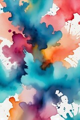 Obraz premium Abstract Captivating Watercolor Stains background