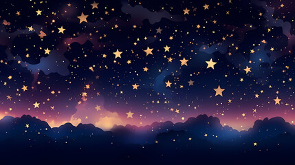 Fototapeta premium Featuring stunning soft bokeh lights and shiny elements. Abstract festive and new year background