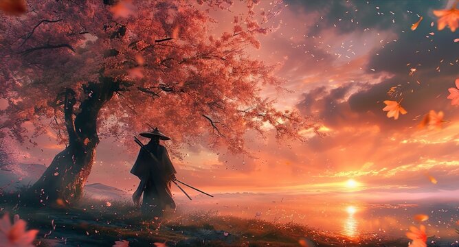 Samurai Cherry Blossoms