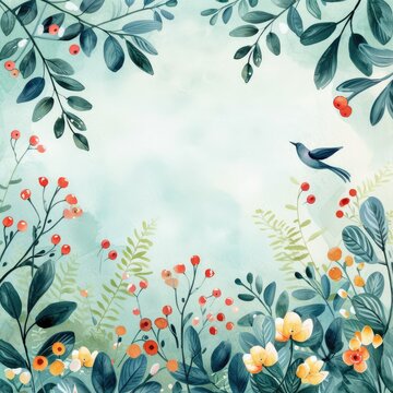 watercolor nature background Watercolor Abstract Hand-Painted Natural Art Art Background,