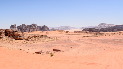 Fototapeta na wymiar Wadi Rum Desert 