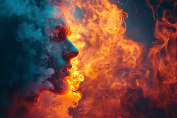 .A powerful and colorful depiction of smoking's destructive effects.