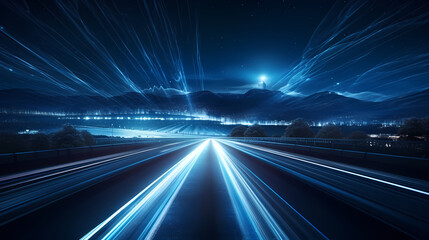 Obraz premium Line glowing motion blur illustration light background, energy neon light, effect bright line glowing motion blur