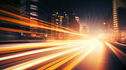 Line glowing motion blur illustration light background, energy neon light, effect bright line glowing motion blur