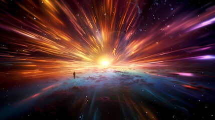 Obraz premium Line glowing motion blur illustration light background, energy neon light, effect bright line glowing motion blur