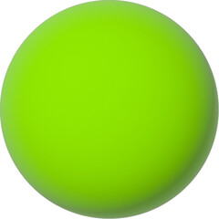 Green round realistic Christmas decoration