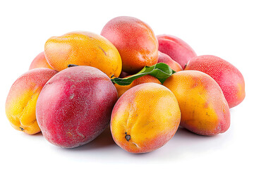 Naklejka na ściany i meble Mango fruit isolated on white background .