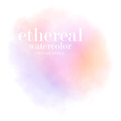 Ethereal Watercolor Blotch