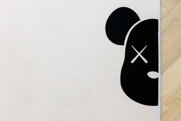 White carpets on the floor in the house