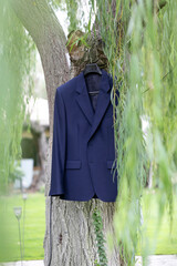 manga, azul, botones, traje, naturaleza, gente, amor, chico, beldad, tela, chaqueta, traje