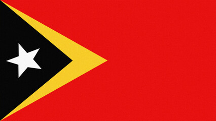 East Timor national flag with noise texture.