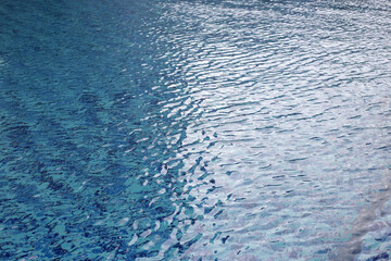 Water swimming pool surface for background.